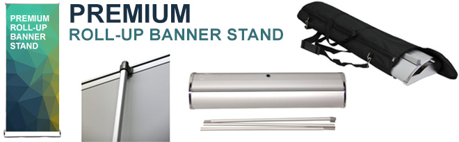 Premium Roll Up Banner Stands Miami